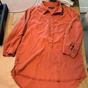 Dear John Terracotta Button Down Shirt
